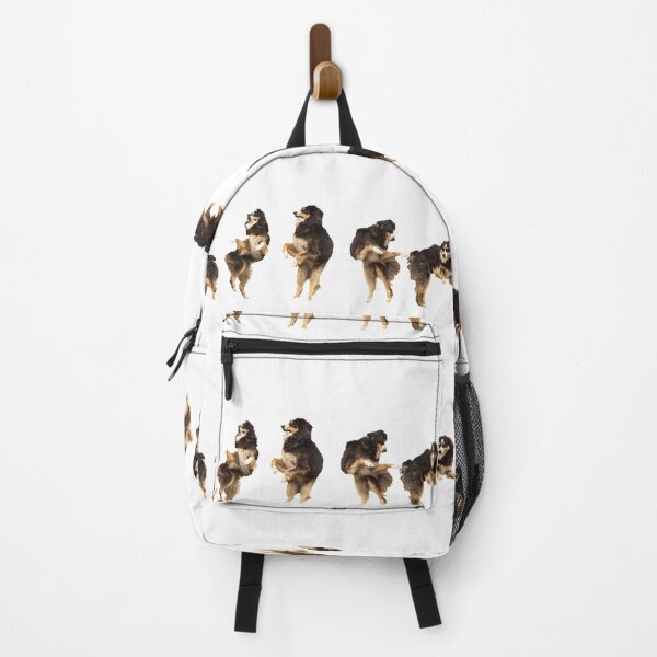 Item preview, Copy of Australian Shepherd "Aussie" dog black tri-color canine dancing on transparent background designed and sold by BerryvineImage.