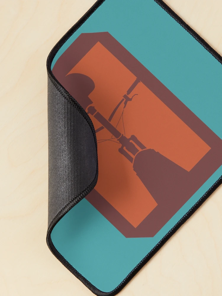 Thumbnail 2 of 5, Mouse Pad, Autumn Colored Mud MTB Rear View designed and sold by RabeDesigns.