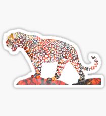 Pegatina Colorido Jaguar