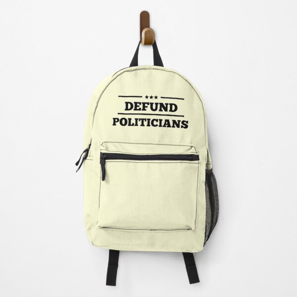 Item preview, Defund Politicians Funny Political Election Joke Libertarian Anti-Government Political designed and sold by catchyology.