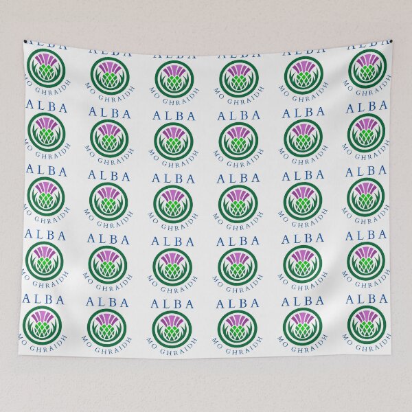 Item preview, Scotland, My Love- Scottish Gaelic Thistle Design designed and sold by LoveFromMI.