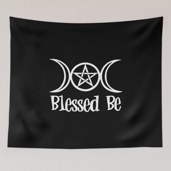 Item preview, Blessed Be Triple Goddess Witch designed and sold by signsandsymbols.