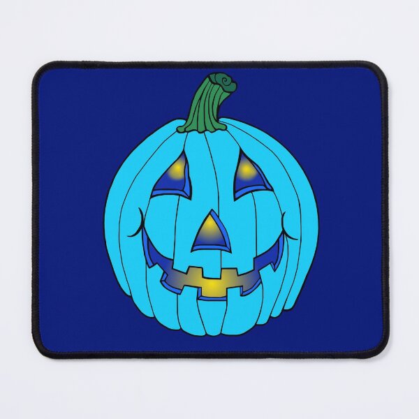 Item preview, Blue Glowing Jack-O-Lantern Pumpkin designed and sold by Deborah Camp.