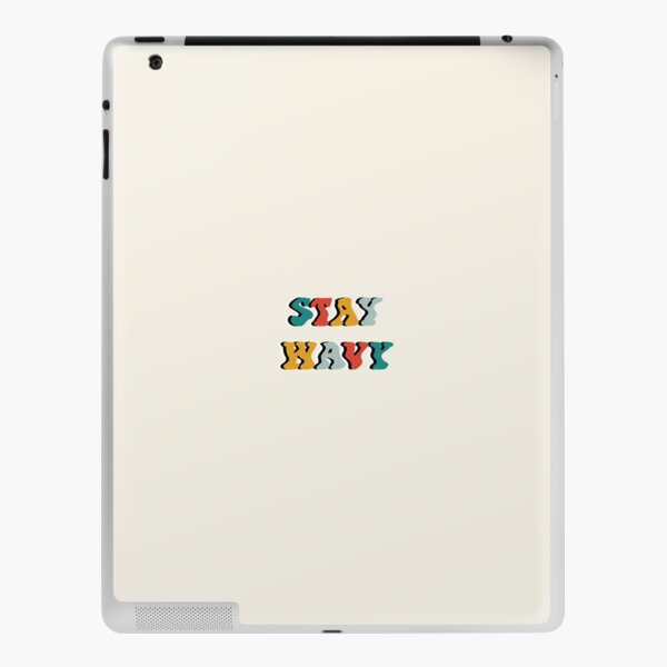 stay wavy iPad Skin