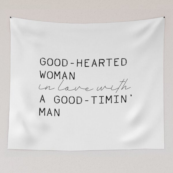 Item preview, lyric - good hearted woman designed and sold by nakeykay.
