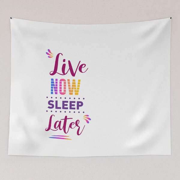 Item preview, live now sleep later shirt , gift for friend, gift for girl friend , gift for boyfriend ,for coffee lovers designed and sold by jake aff47.