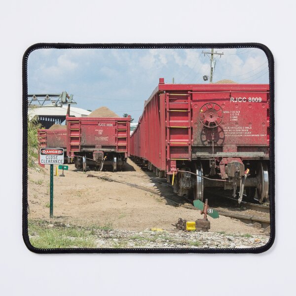 Item preview, RJ Corman wagons being loaded designed and sold by Anthony Gutteridge.