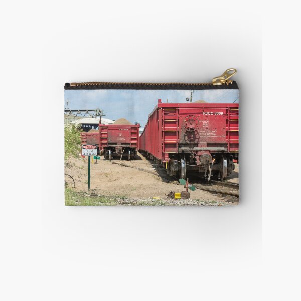 Item preview, RJ Corman wagons being loaded designed and sold by Anthony Gutteridge.