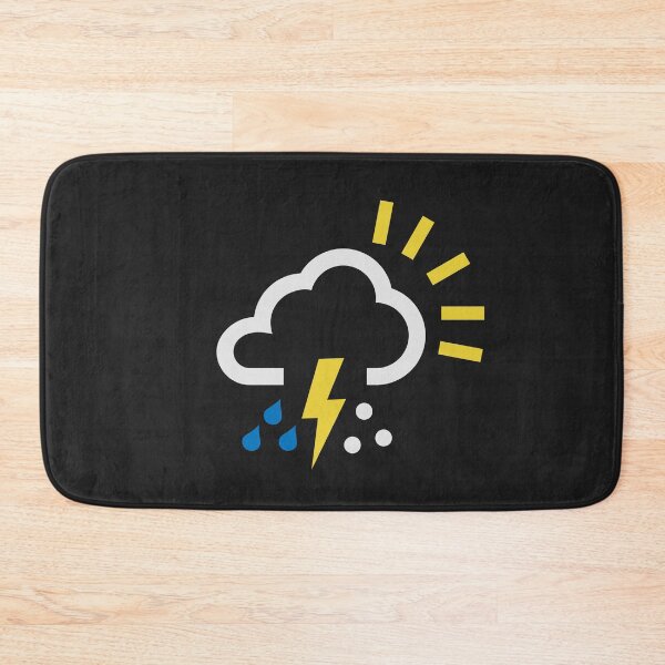 Item preview, All weather - Everything thunder cloud, rain, snow designed and sold by GeeksUnique.