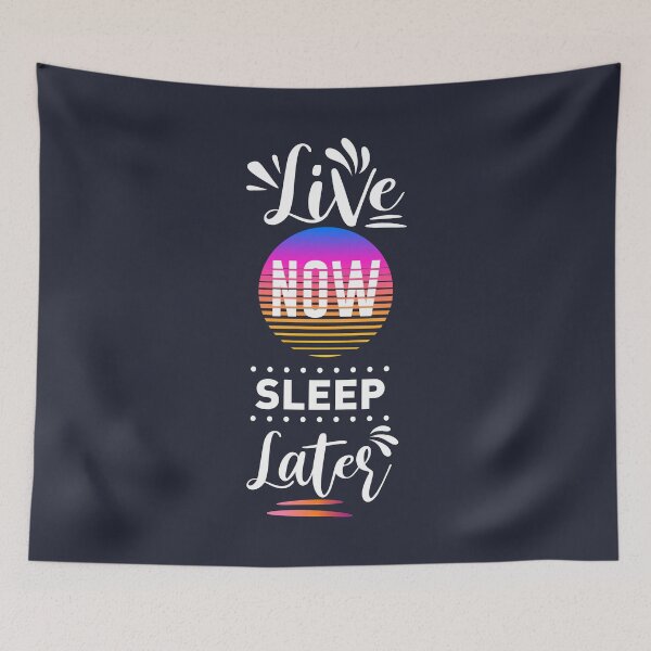 Item preview, live now sleep later shirt , gift for friend, gift for girl friend , gift for boyfriend ,for coffee lovers, girl shirt  designed and sold by jake aff47.