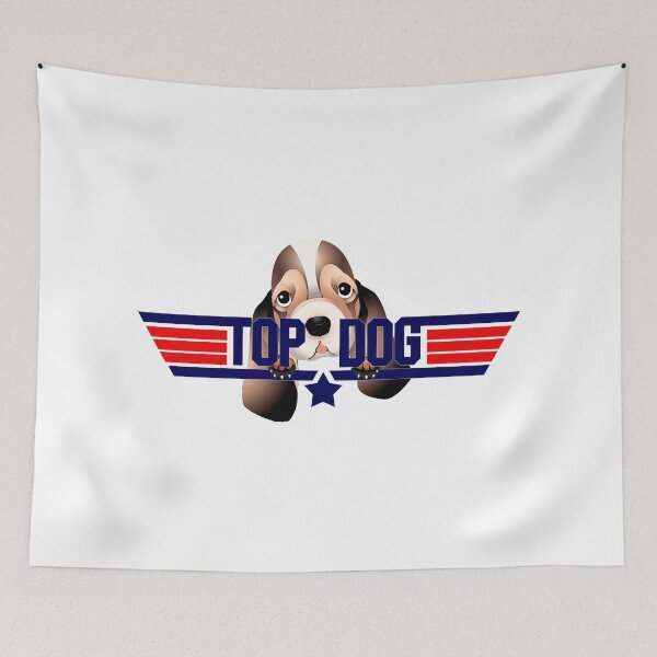 Item preview, basset hound, Top Dog designed and sold by TheresPawprints.