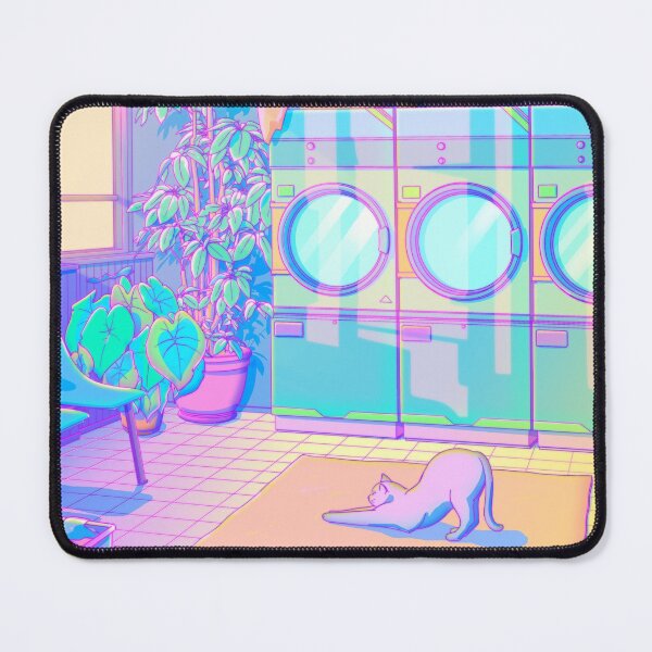 Laundry Blues Mouse Pad