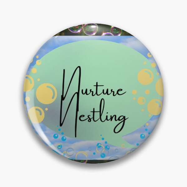 Item preview, Nurture Nestling bubble print scenic designed and sold by NestlingRay.