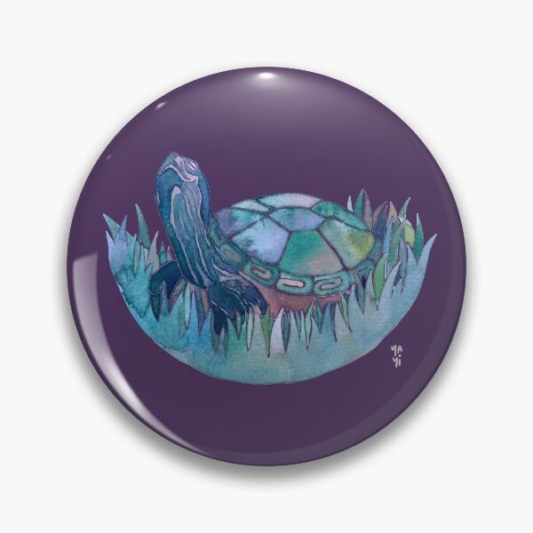 Item preview, Happy blue turtle designed and sold by Yayilustra.