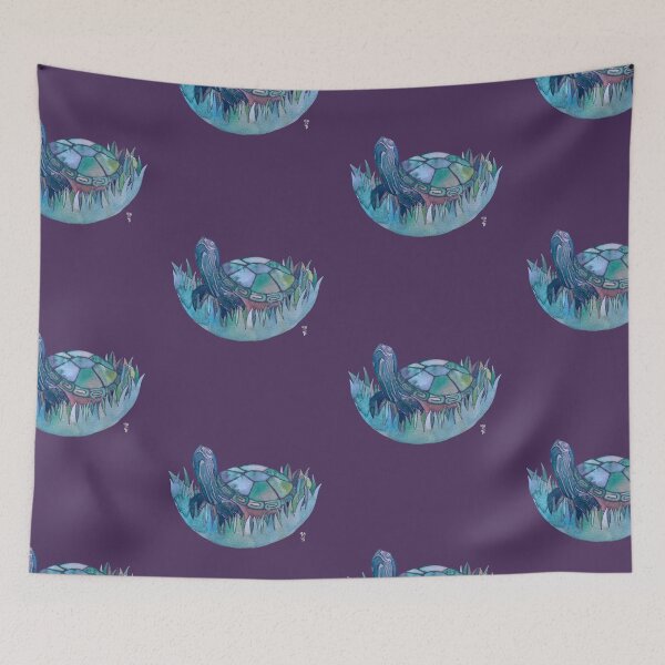 Item preview, Happy blue turtle designed and sold by Yayilustra.