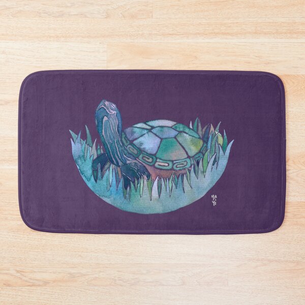 Item preview, Happy blue turtle designed and sold by Yayilustra.