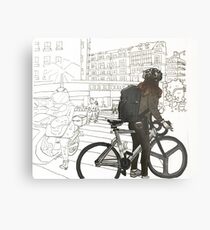 fixed gear Metal Print