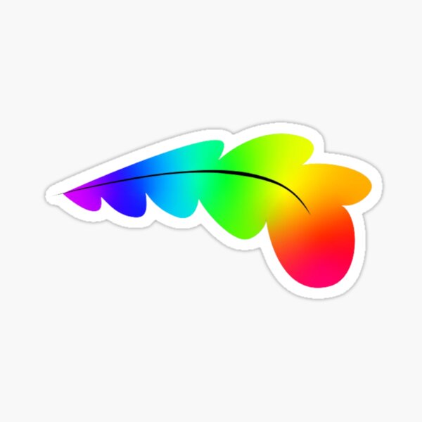 BAPL Pride Feather Logo Sticker