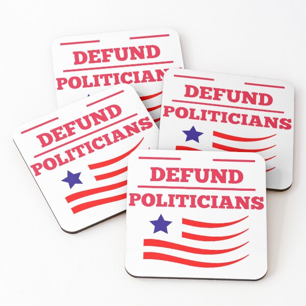 Item preview, Defund Politicians Political Election Joke Libertarian Anti-Government Political designed and sold by catchyology.