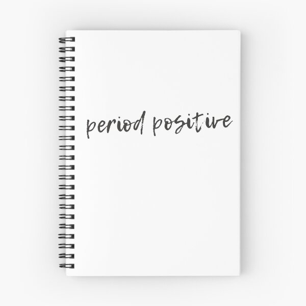 Item preview, Period Positive - Cursive Writing Simple Chronic Illness Awareness Design - Black and White designed and sold by endoemmm.