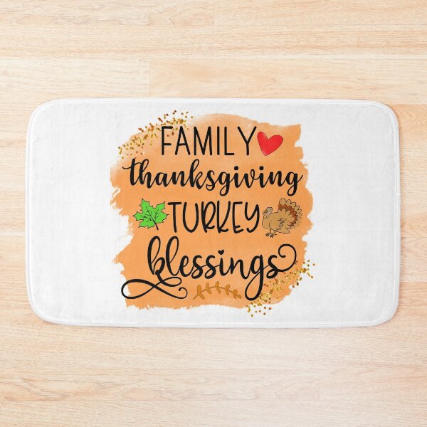 Item preview, Family Thanksgiving Turkey Blessings designed and sold by younghopes.