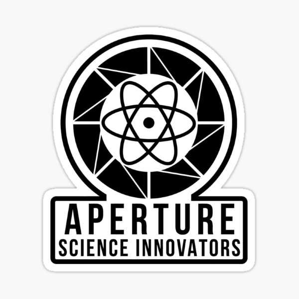 Portal Sticker Decal Die Cut aperture science 2x 