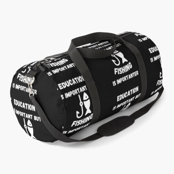 Item preview, Education Is Important But Fishing Is Importanter In Black designed and sold by LuckyKermit.