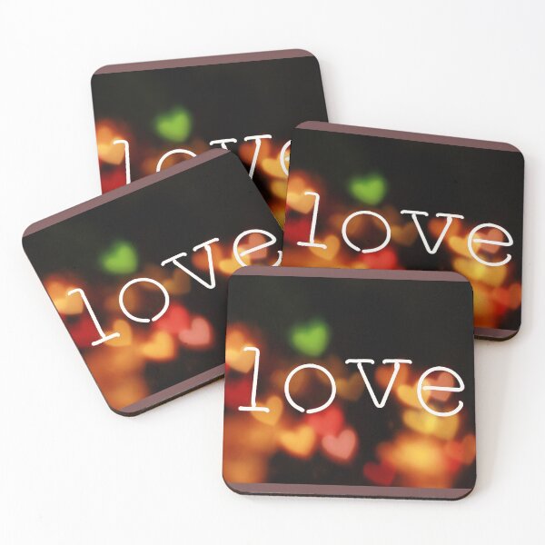 Item preview, be surrounded by love and lit up hearts designed and sold by modern-love-art.