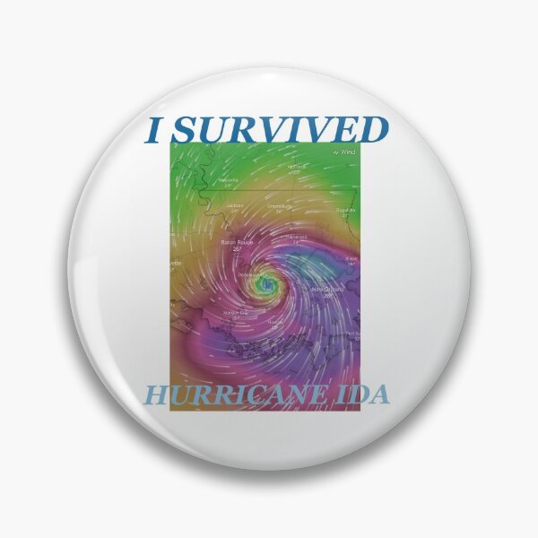 Item preview, I survived Hurricane IDA designed and sold by Carey Chen.