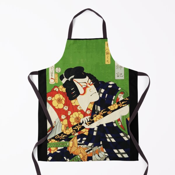 Item preview,  Kabuki Samurai Warrior with Swords by Toyohara Kunichika #7 designed and sold by Roger-C.