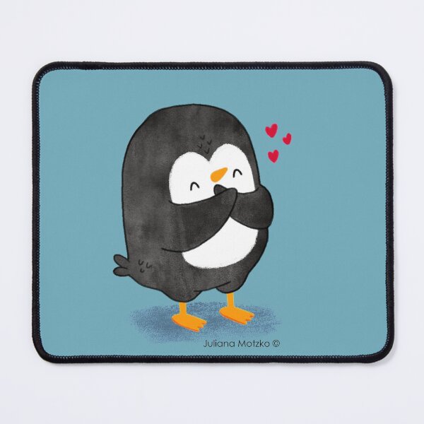 Penguin in Love 2 Mouse Pad