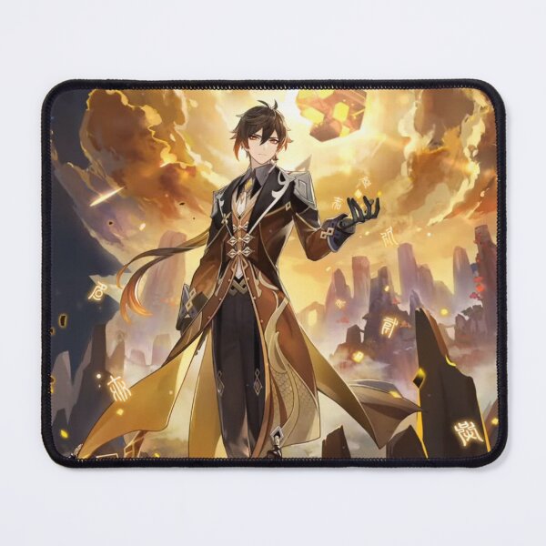 Zhongli Genshin Impact Mouse Pad