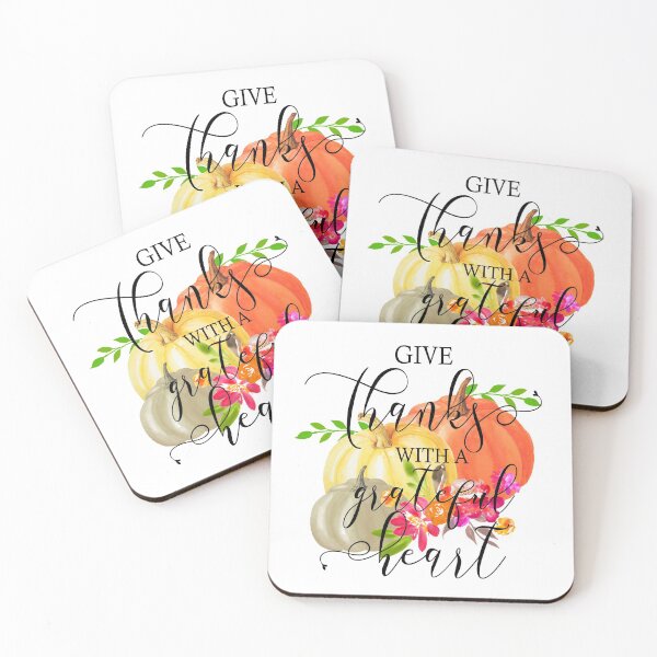 Item preview, Give Thanks With a Grateful Heart- Fall Thanksgiving Gifts designed and sold by younghopes.