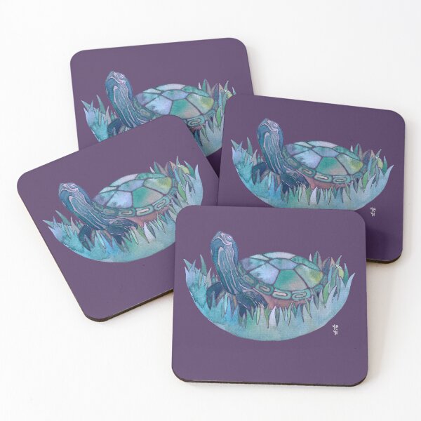 Item preview, Happy blue turtle designed and sold by Yayilustra.