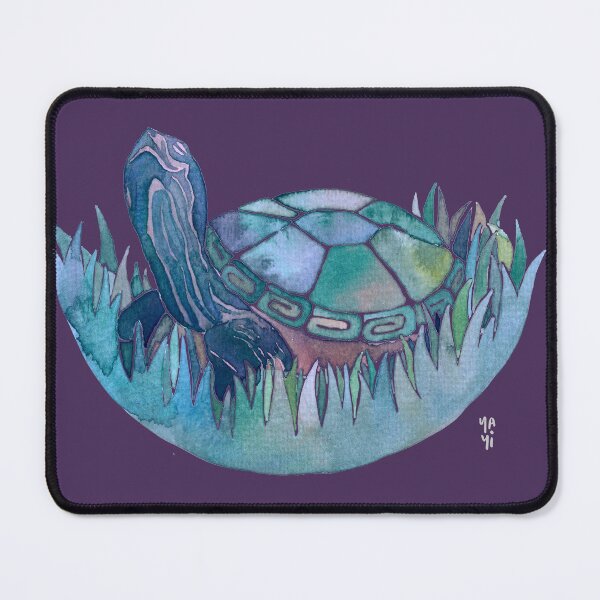 Item preview, Happy blue turtle designed and sold by Yayilustra.