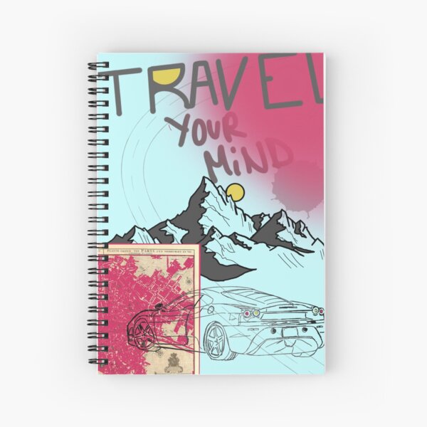 travel your mind Spiral Notebook