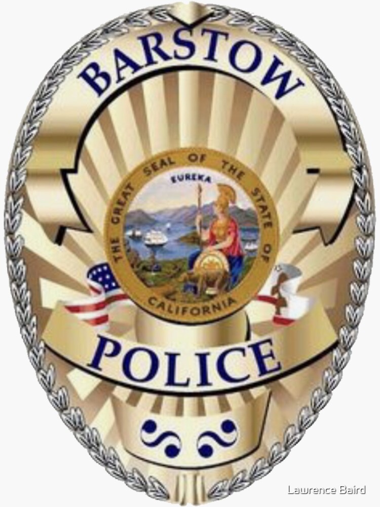 "Barstow California Police Badge" Sticker for Sale by lawrencebaird