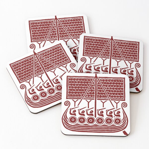 Item preview, Viking Runestone Inspired Ships designed and sold by Odinist.