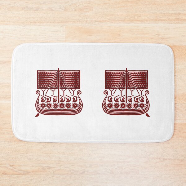 Item preview, Viking Runestone Inspired Ships designed and sold by Odinist.