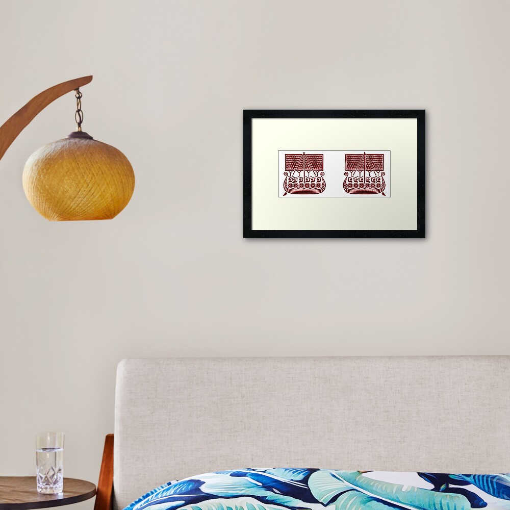 Item preview, Framed Art Print designed and sold by Odinist.