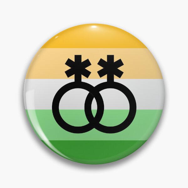 Item preview, nblnb, interlocking symbols over enbian flag designed and sold by Skyler Orion X.