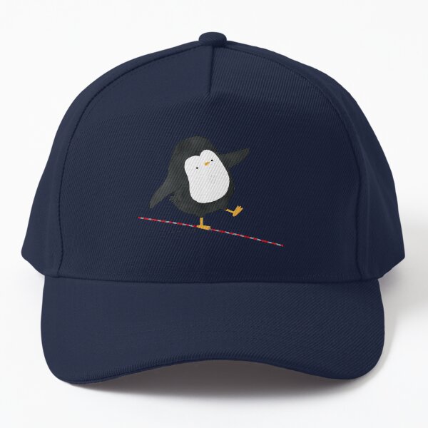 Equilibrist Penguin Baseball Cap