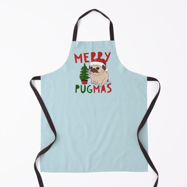 Item preview, Merry Pugmas // Cute Christmas Pug designed and sold by SLAG-Creative.