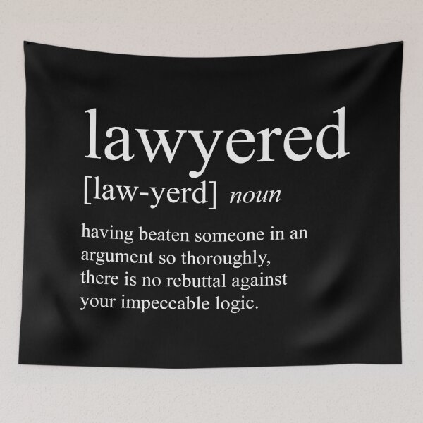 Item preview, lawyered - definition designed and sold by Silly Lily.