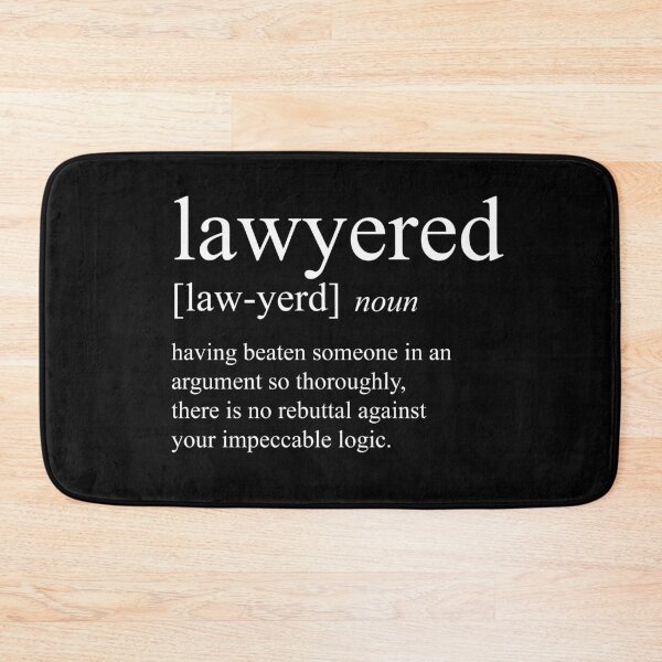 Item preview, lawyered - definition designed and sold by Silly Lily.
