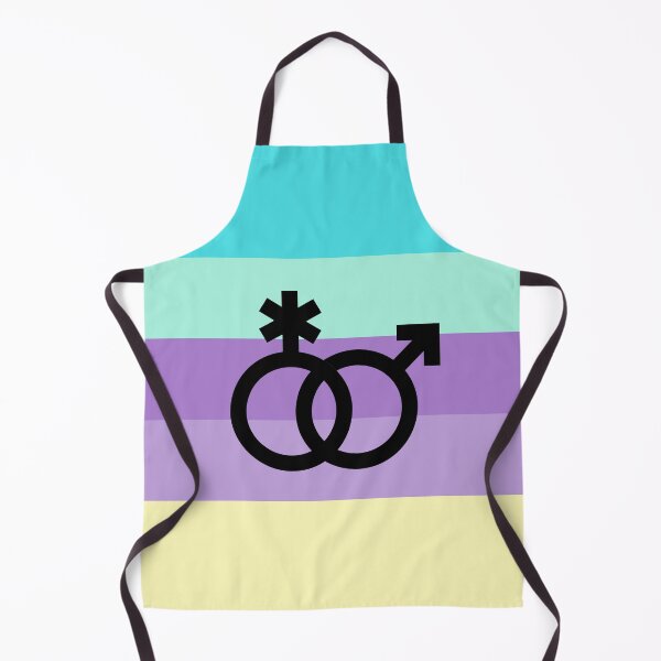 Item preview, mlnb, interlocking symbols over astroidian flag designed and sold by Skyler Orion X.