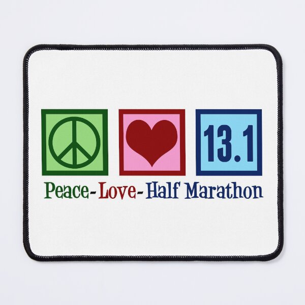 Item preview, Peace Love 13.1 Half Marathon Runner designed and sold by Epic Love Designs.