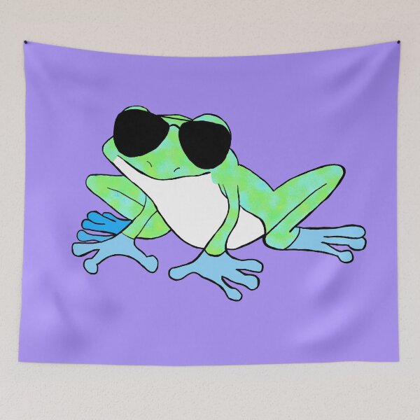 Item preview, chill tree frog designed and sold by SunnyAngst.