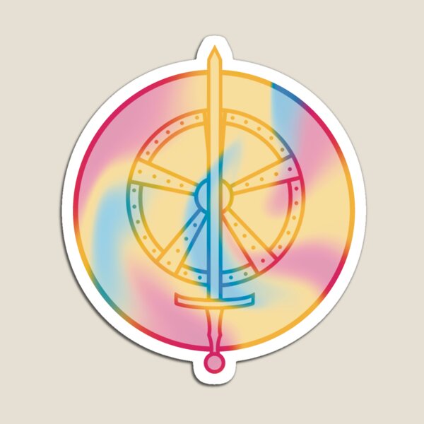 Item preview, Pansexual Fighter Symbol designed and sold by AdlayasDesigns.