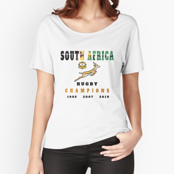 T Shirt Mens Springboks Rugby World Cup Champions White - Official  Merchandise